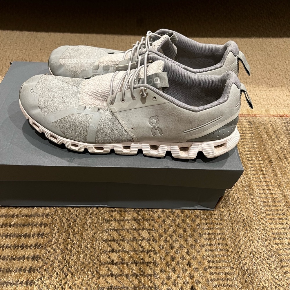 On cloud shoes